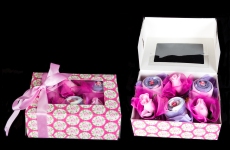Cupcake box gift set